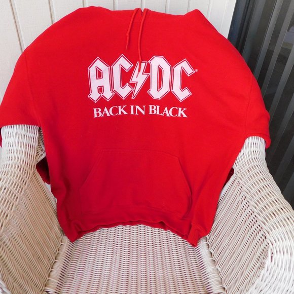 AC/DC BACK IN BLACK Hoodie - Picture 1 of 4